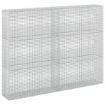 vidaXL Gabión s drôtom 5 mm a sieťou 5x2,5 cm 200x30x150 cm – Obrázok 2