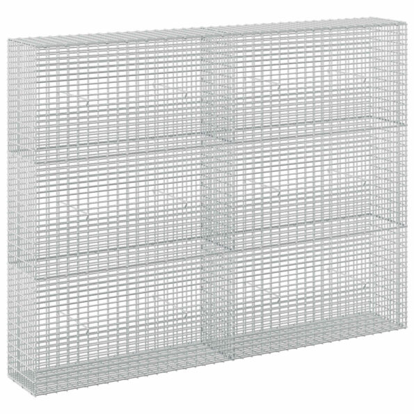 vidaXL Gabión s drôtom 5 mm a sieťou 5x2,5 cm 200x30x150 cm – Obrázok 2
