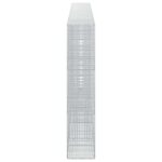 vidaXL Gabión s drôtom 5 mm a sieťou 5x2,5 cm 500x30x150 cm – Obrázok 4