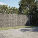 vidaXL Gabión s drôtom 5 mm a sieťou 5x2,5 cm 800x30x150 cm