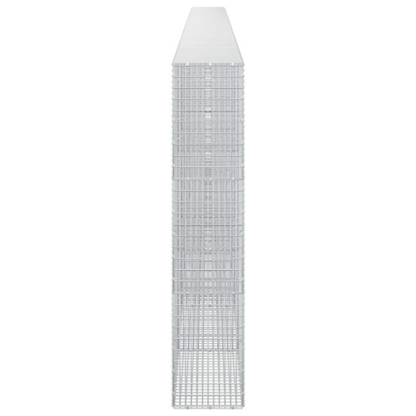 vidaXL Gabión s drôtom 5 mm a sieťou 5x2,5 cm 800x30x150 cm – Obrázok 4