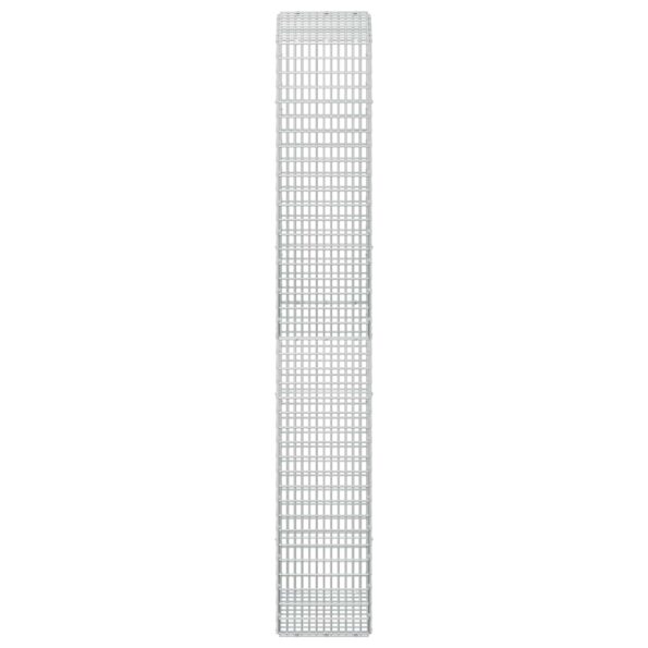 vidaXL Gabión s drôtom 5 mm a sieťou 5x2,5 cm 50x30x200 cm – Obrázok 4