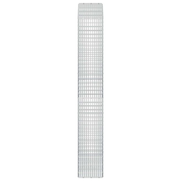 vidaXL Gabión s drôtom 5 mm a sieťou 5x2,5 cm 100x30x200 cm – Obrázok 4