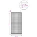 vidaXL Gabión s drôtom 5 mm a sieťou 5x2,5 cm 100x30x200 cm – Obrázok 6