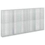 vidaXL Gabión s drôtom 5 mm a sieťou 5x2,5 cm 400x30x200 cm – Obrázok 2