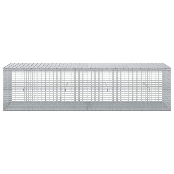 vidaXL Gabión s drôtom 5 mm a sieťou 5x2,5 cm 200x50x50 cm – Obrázok 3