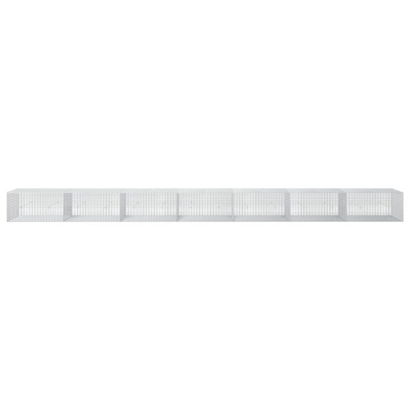 vidaXL Gabión s drôtom 5 mm a sieťou 5x2,5 cm 700x50x50 cm – Obrázok 3