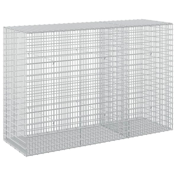 vidaXL Gabión s drôtom 5 mm a sieťou 5x2,5 cm 150x50x100 cm – Obrázok 2