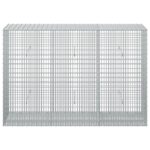 vidaXL Gabión s drôtom 5 mm a sieťou 5x2,5 cm 150x50x100 cm – Obrázok 3