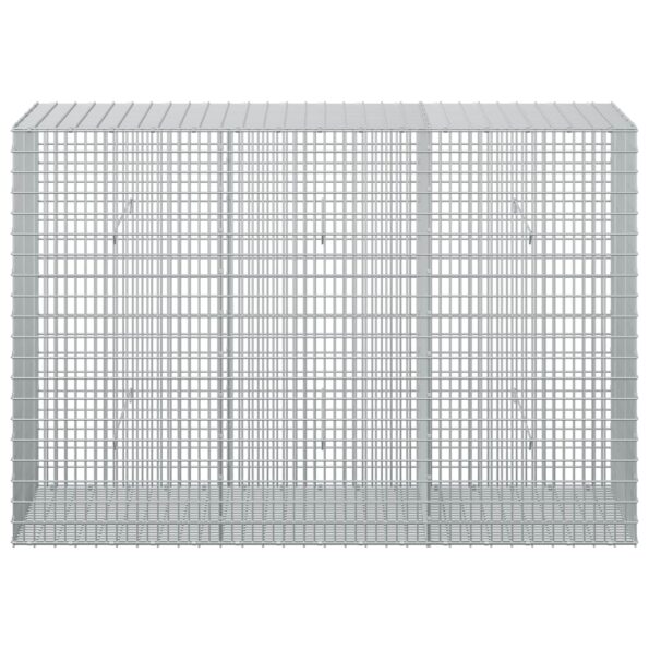 vidaXL Gabión s drôtom 5 mm a sieťou 5x2,5 cm 150x50x100 cm – Obrázok 3