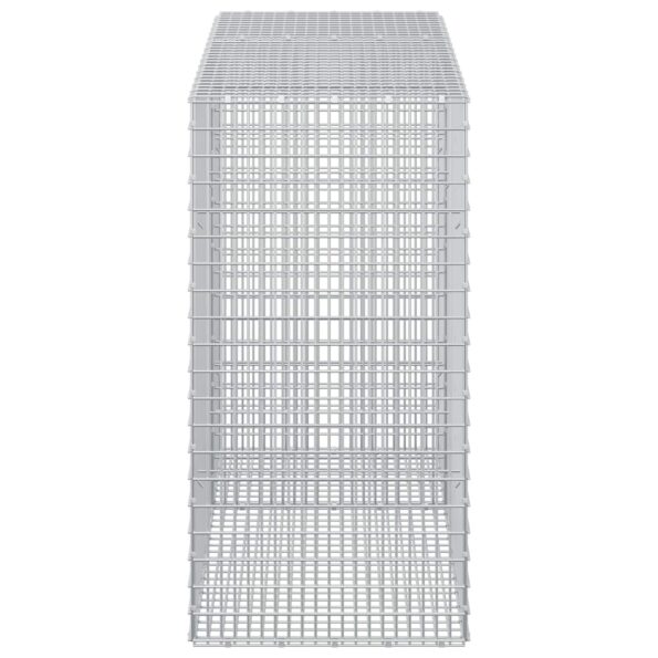 vidaXL Gabión s drôtom 5 mm a sieťou 5x2,5 cm 150x50x100 cm – Obrázok 4