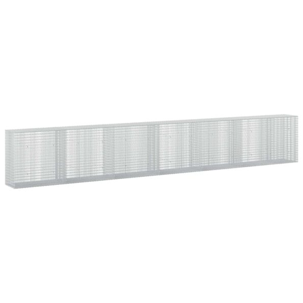 vidaXL Gabión s drôtom 5 mm a sieťou 5x2,5 cm 650x50x100 cm – Obrázok 2