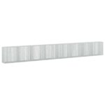 vidaXL Gabión s drôtom 5 mm a sieťou 5x2,5 cm 800x50x100 cm – Obrázok 2