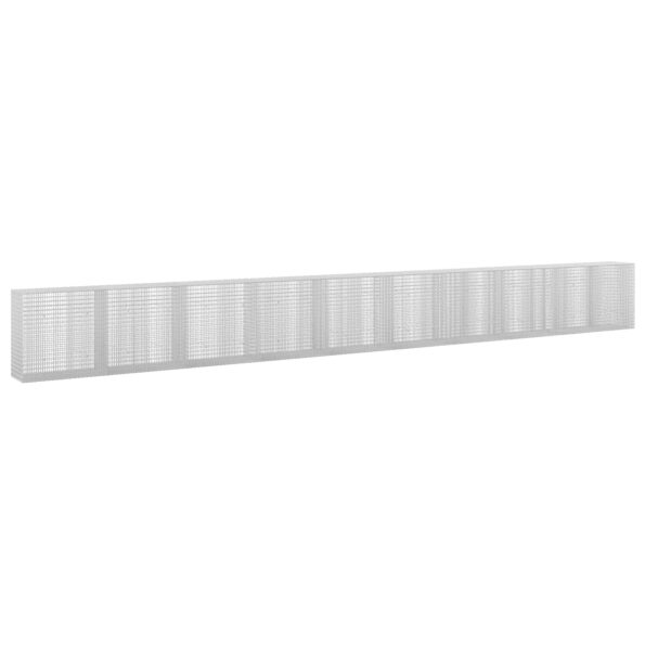 vidaXL Gabión s drôtom 5 mm a sieťou 5x2,5 cm 950x50x100 cm – Obrázok 2