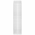 vidaXL Gabión s drôtom 5 mm a sieťou 5x2,5 cm 100x50x200 cm – Obrázok 4