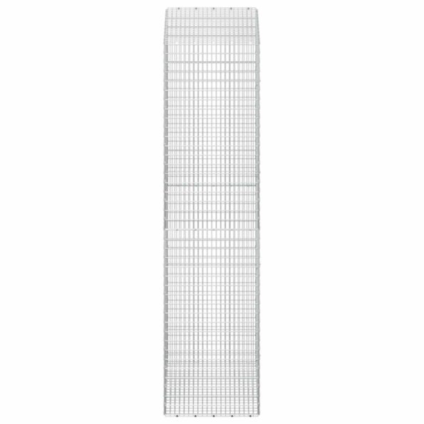 vidaXL Gabión s drôtom 5 mm a sieťou 5x2,5 cm 100x50x200 cm – Obrázok 4