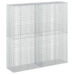 vidaXL Gabión s drôtom 5 mm a sieťou 5x2,5 cm 200x50x200 cm – Obrázok 2