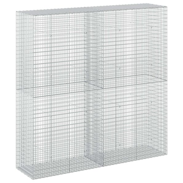 vidaXL Gabión s drôtom 5 mm a sieťou 5x2,5 cm 200x50x200 cm – Obrázok 2