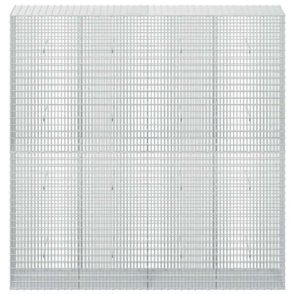 vidaXL Gabión s drôtom 5 mm a sieťou 5x2,5 cm 200x50x200 cm – Obrázok 3