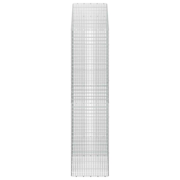vidaXL Gabión s drôtom 5 mm a sieťou 5x2,5 cm 200x50x200 cm – Obrázok 4