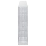vidaXL Gabión s drôtom 5 mm a sieťou 5x2,5 cm 600x50x200 cm – Obrázok 4
