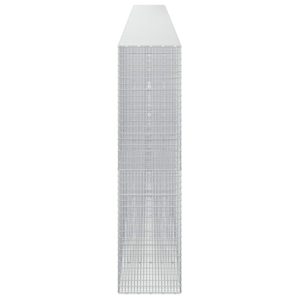 vidaXL Gabión s drôtom 5 mm a sieťou 5x2,5 cm 1000x50x200 cm – Obrázok 4
