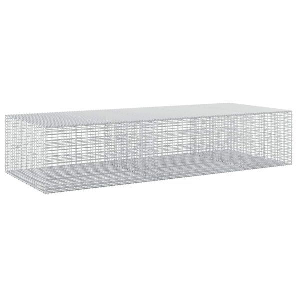 vidaXL Gabión s drôtom 5 mm a sieťou 5x2,5 cm 250x100x50 cm – Obrázok 2