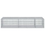vidaXL Gabión s drôtom 5 mm a sieťou 5x2,5 cm 250x100x50 cm – Obrázok 3