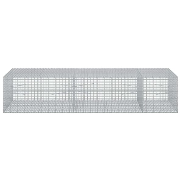 vidaXL Gabión s drôtom 5 mm a sieťou 5x2,5 cm 250x100x50 cm – Obrázok 3