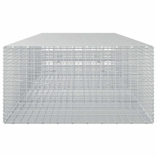 vidaXL Gabión s drôtom 5 mm a sieťou 5x2,5 cm 400x100x50 cm – Obrázok 4