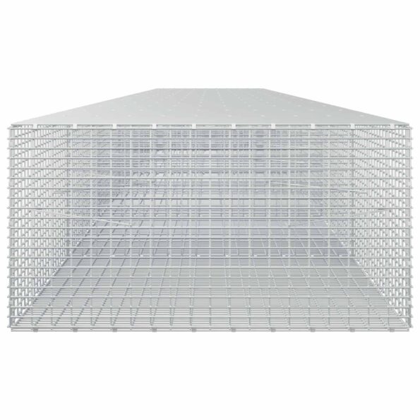 vidaXL Gabión s drôtom 5 mm a sieťou 5x2,5 cm 700x100x50 cm – Obrázok 4