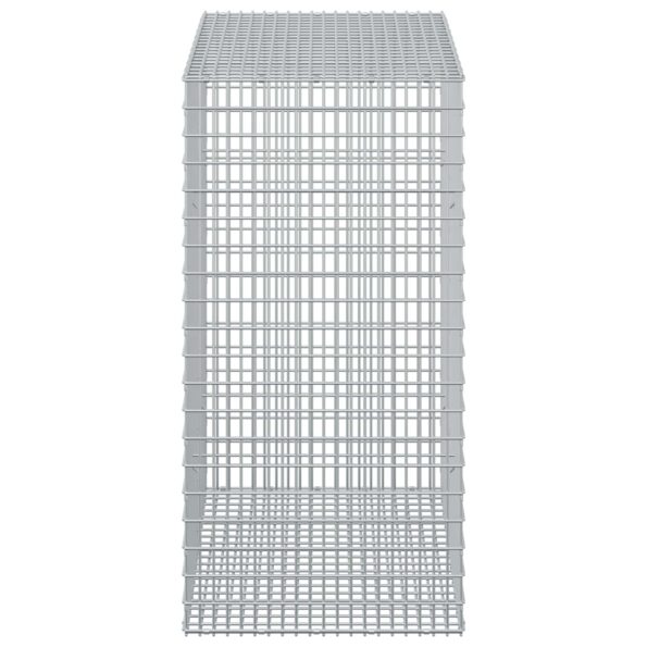 vidaXL Gabión s drôtom 5 mm a sieťou 5x2,5 cm 50x100x100 cm – Obrázok 3