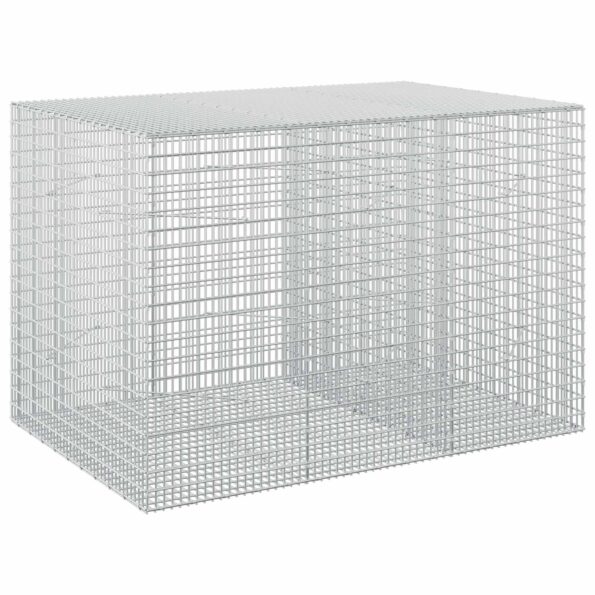 vidaXL Gabión s drôtom 5 mm a sieťou 5x2,5 cm 150x100x100 cm – Obrázok 2