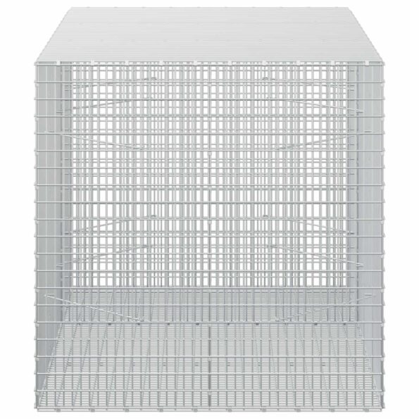 vidaXL Gabión s drôtom 5 mm a sieťou 5x2,5 cm 150x100x100 cm – Obrázok 4