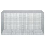 vidaXL Gabión s drôtom 5 mm a sieťou 5x2,5 cm 200x100x100 cm – Obrázok 3