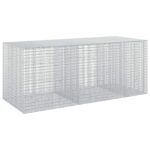 vidaXL Gabión s drôtom 5 mm a sieťou 5x2,5 cm 250x100x100 cm – Obrázok 2