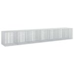 vidaXL Gabión s drôtom 5 mm a sieťou 5x2,5 cm 650x100x100 cm – Obrázok 2