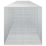 vidaXL Gabión s drôtom 5 mm a sieťou 5x2,5 cm 650x100x100 cm – Obrázok 4