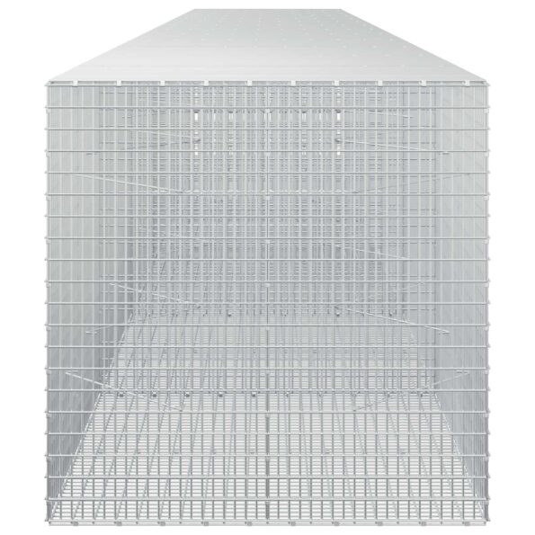 vidaXL Gabión s drôtom 5 mm a sieťou 5x2,5 cm 650x100x100 cm – Obrázok 4