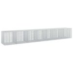 vidaXL Gabión s drôtom 5 mm a sieťou 5x2,5 cm 700x100x100 cm – Obrázok 2