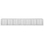vidaXL Gabión s drôtom 5 mm a sieťou 5x2,5 cm 700x100x100 cm – Obrázok 3