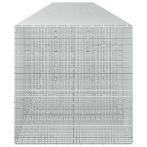 vidaXL Gabión s drôtom 5 mm a sieťou 5x2,5 cm 1000x100x100 cm – Obrázok 4