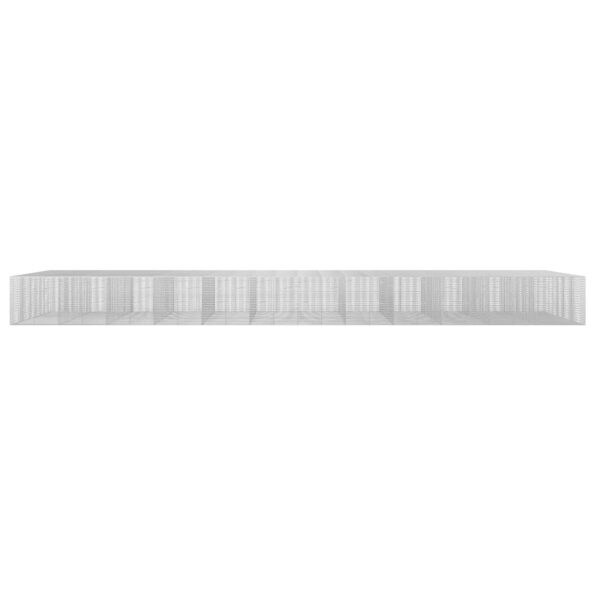 vidaXL Gabión s drôtom 5 mm a sieťou 5x2,5 cm 1200x100x100 cm – Obrázok 3