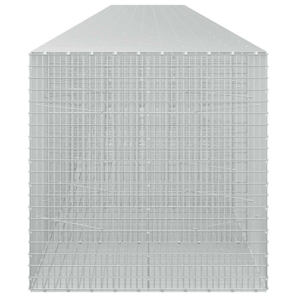 vidaXL Gabión s drôtom 5 mm a sieťou 5x2,5 cm 1200x100x100 cm – Obrázok 4
