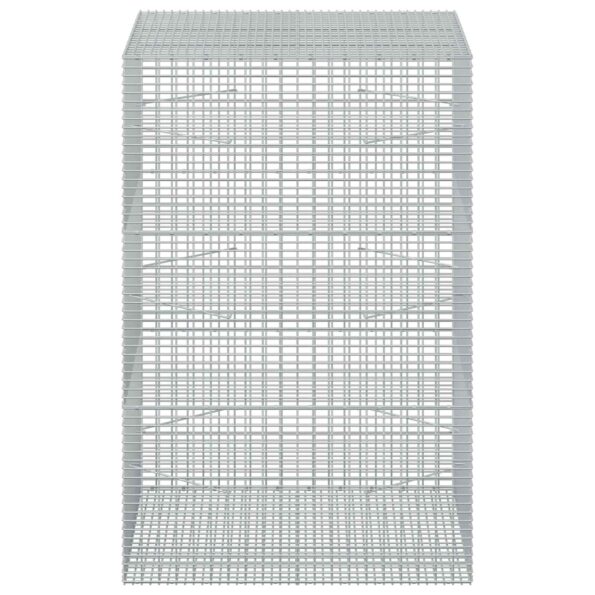 vidaXL Gabión s drôtom 5 mm a sieťou 5x2,5 cm 100x100x150 cm – Obrázok 3