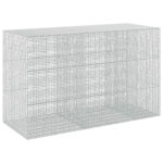 vidaXL Gabión s drôtom 5 mm a sieťou 5x2,5 cm 250x100x150 cm – Obrázok 2