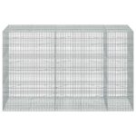vidaXL Gabión s drôtom 5 mm a sieťou 5x2,5 cm 250x100x150 cm – Obrázok 3