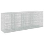 vidaXL Gabión s drôtom 5 mm a sieťou 5x2,5 cm 400x100x150 cm – Obrázok 2