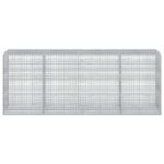 vidaXL Gabión s drôtom 5 mm a sieťou 5x2,5 cm 400x100x150 cm – Obrázok 3