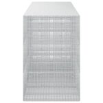 vidaXL Gabión s drôtom 5 mm a sieťou 5x2,5 cm 400x100x150 cm – Obrázok 4